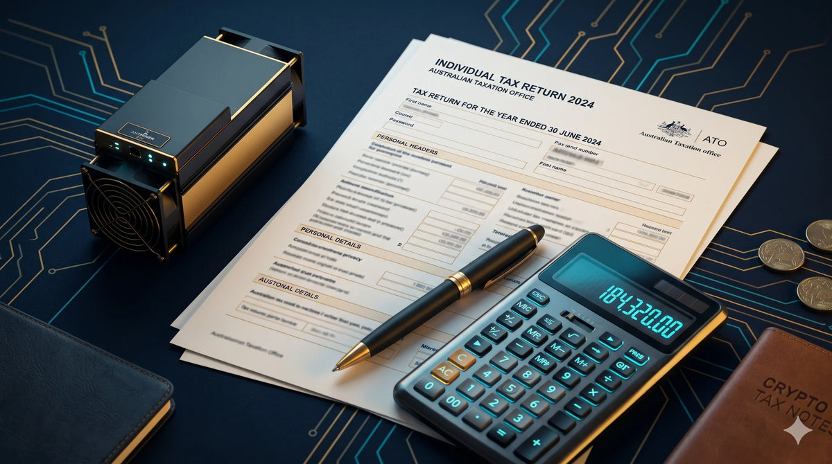 ATO Crypto Mining Tax Guide 2026: What Australian Miners Need to Declare