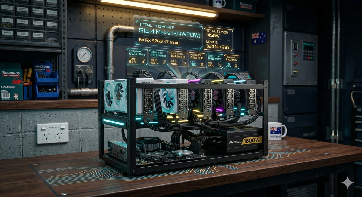 How to Build a 6-GPU Mining Rig From Scratch (Australian Parts List) MinerHub