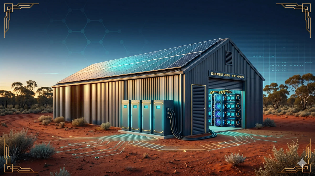 Off-Grid Mining in Australia: Pairing Solar, Batteries, and ASICs MinerHub