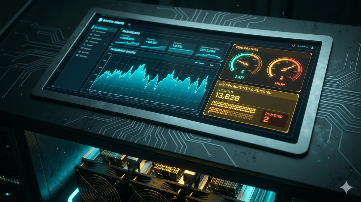 How to Read Your Miner's Stats: Hashrate, Temperature, and Rejected Shares Explained MinerHub