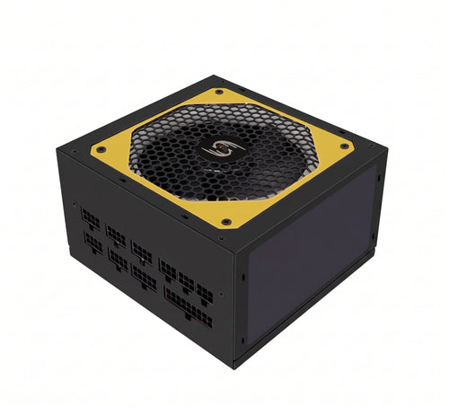 1000W full modular ATX power supply with detachable PCIe, SATA and 24-pin motherboard cables for desktop PC builds and entry-level GPU mining rigs