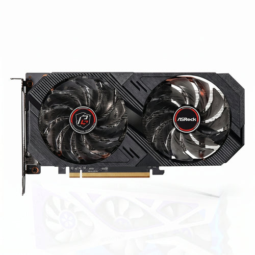 ASRock Radeon RX 6500 XT Phantom Gaming 4GB GDDR6 GPU for mining and gaming — RDNA 2 6nm dual-fan graphics card